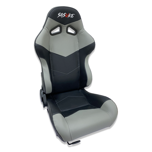 [JBR 1005] Racing Seat 1005 - PVC Black/Silver, Each