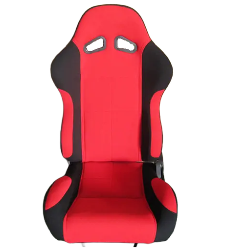 [JBR 1006] Racing Seat 1006 - Fabric Red/Black, Each