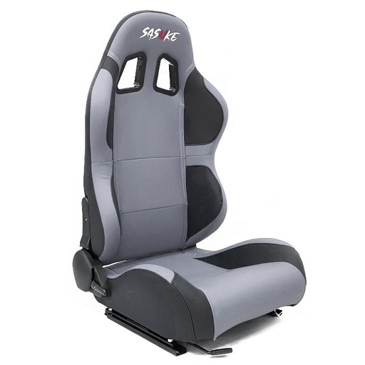[JBR 1011] Racing Seat 1011 - PVC Gray/Black, Each