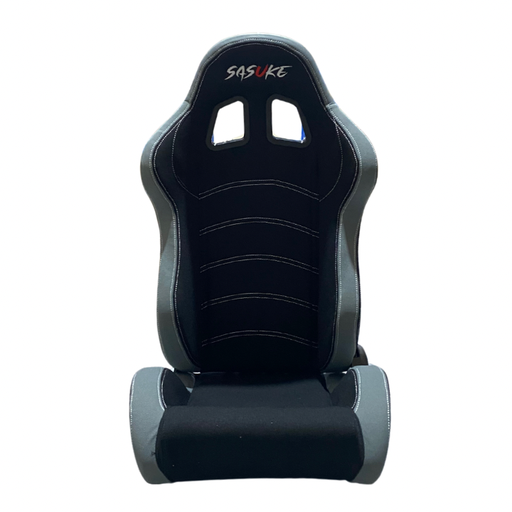 [JBR 1018] Racing Seat 1018 - Fabric Black/Silver, Each