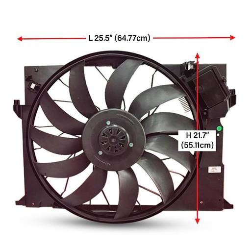 [2115001893] Radiator Fan 850W 13V