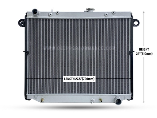 [1FZ] Radiator Toyota Land Cruiser 1FZ Aluminum