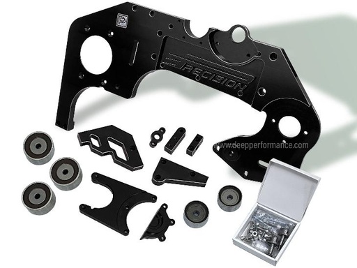 [F95-B001B] Rotrex Supercharger Bracket Black, Set