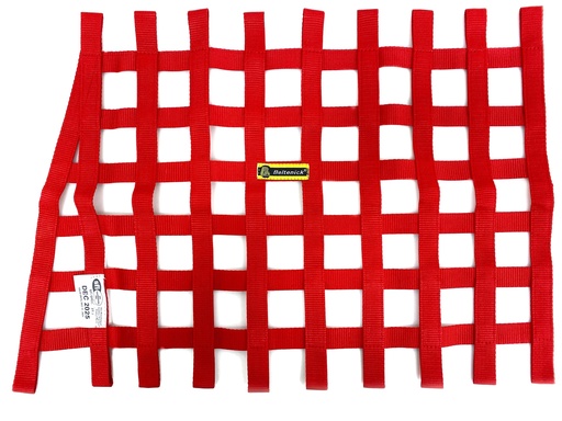 [WN-11] SFI Angle Front Net, Size: 18" x 26" Red