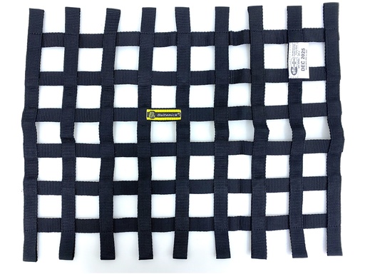 [WN-10] SFI Ribbon Window Net, Size: 18" x 23" Black