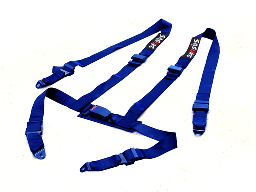 [JBR4004 - Blue] Sasuke Seatbelt 4pts Blue