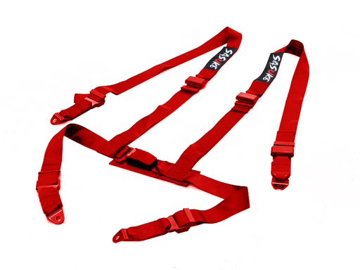 [JBR4004 - Red] Sasuke Seatbelt 4pts Red