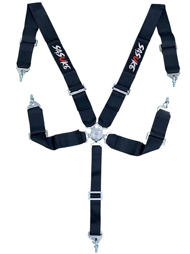 [JBR4001 - Black] Sasuke Seatbelt 5pts Black