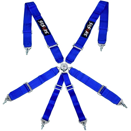 [JBR4002 - Blue] Sasuke Seatbelt 6pts Blue