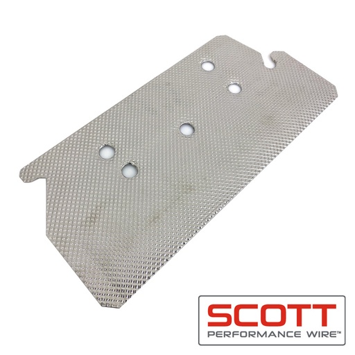 [SP-5052E] Scott LS Valve Cover Shield Silver Extended