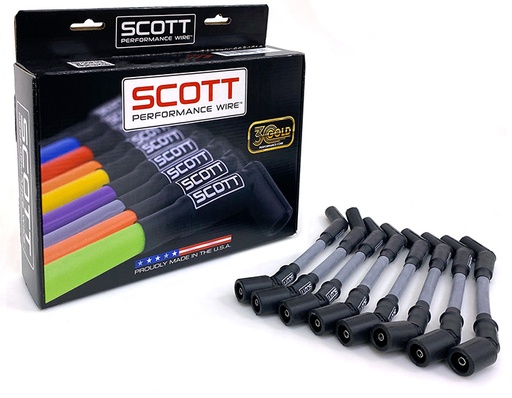 [SPW-CH-LT-GEN5-3] Scott Wire Set Chevy LT-Gen5 30ohm 10mm Gray