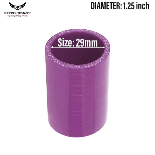 Silicon Hose ST 1.25" Purple