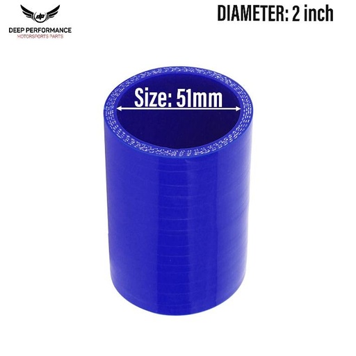 [SH51] Silicon Hose ST 2" Blue
