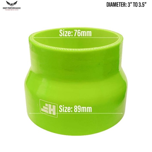 [SR76-63] Silicon Hose ST 3"-3.5" Yellow