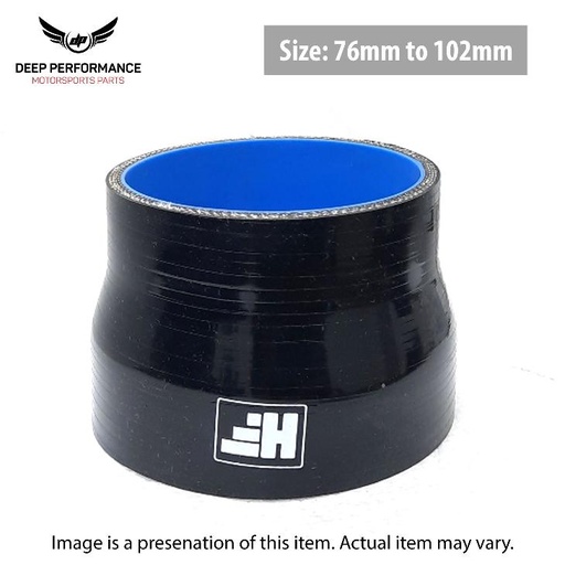 Silicon Hose ST 3"-4" Black