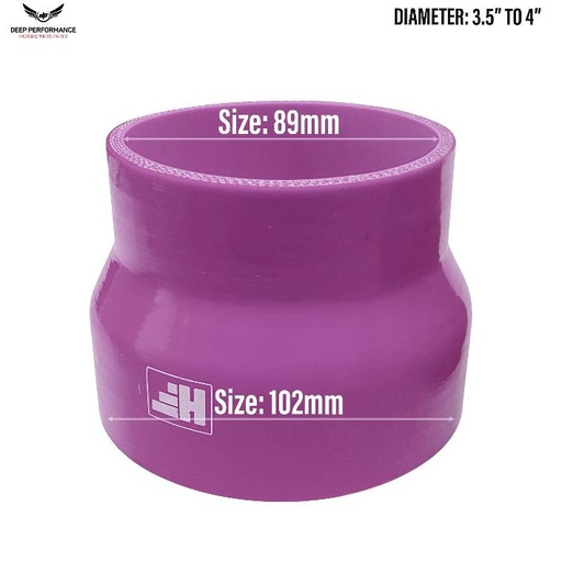 Silicon Hose ST 3.5"-4" Purple