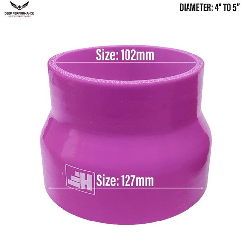 Silicon Hose ST 4"-5" Purple