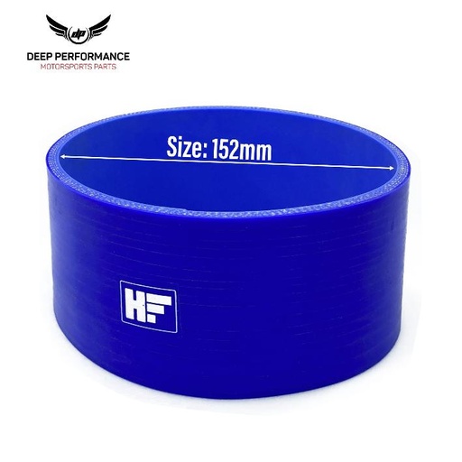 Silicon Hose ST 6" Blue