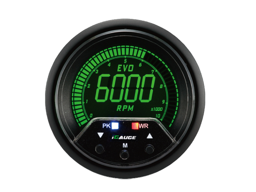 [IG60-TA-LCD] iGauge Tachometer LCD 60mm