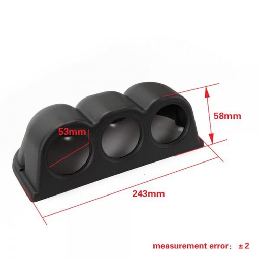 [EP-CV52-3] Universal Gauge Mount 52mm - Triple