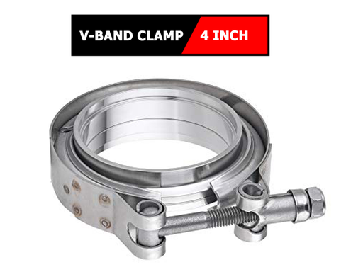 [VBC400] V-Band Clamp 4" Stainless Steel