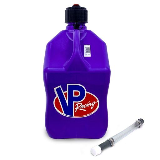 [3592-CA] VP Racing Square Plastic Jug w/ Hose Purple