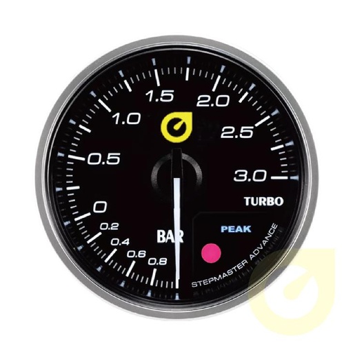 [#355BO-60-WP(BAR)] WM1 Boost Gauge 60mm