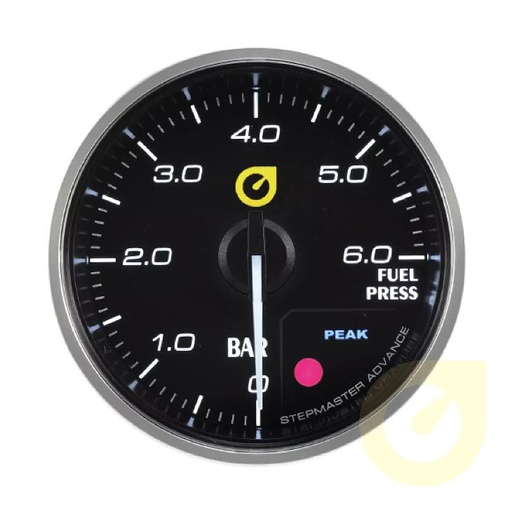 [#355FP-60-WP(BAR)] WM1 Fuel Pressure Gauge 60mm
