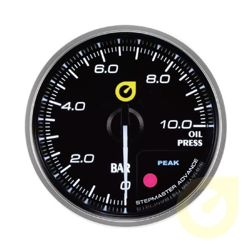 [#355OP-60-WP(BAR)] WM1 Oil Pressure Gauge 60mm